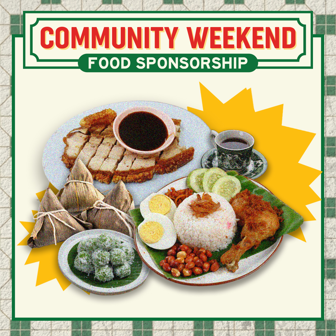 Community Weekend: Food Sponsorship